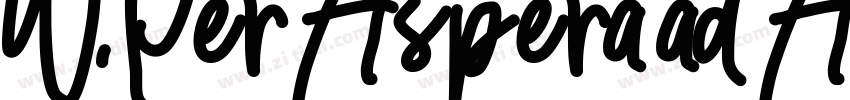 W. Per Aspera ad Astra字体转换